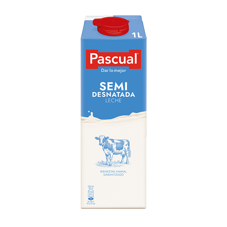 LECHE SEMIDESNATADA 1 LITRO