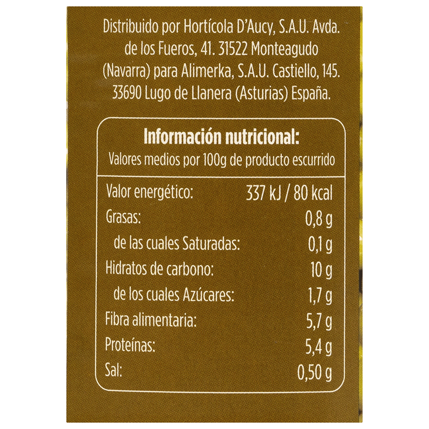 GUISANTES AL NATURAL MUY FINOS EXTRA 250 G.