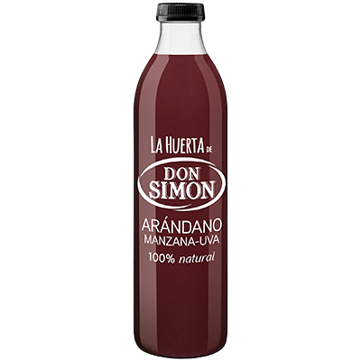 ZUMO 100% NATURAL DE AR&Aacute;NDANOS Y MANZANA 75 CL.