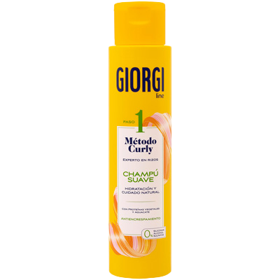 CHAMP&Uacute; SUAVE METODO CURLY 350 ML.