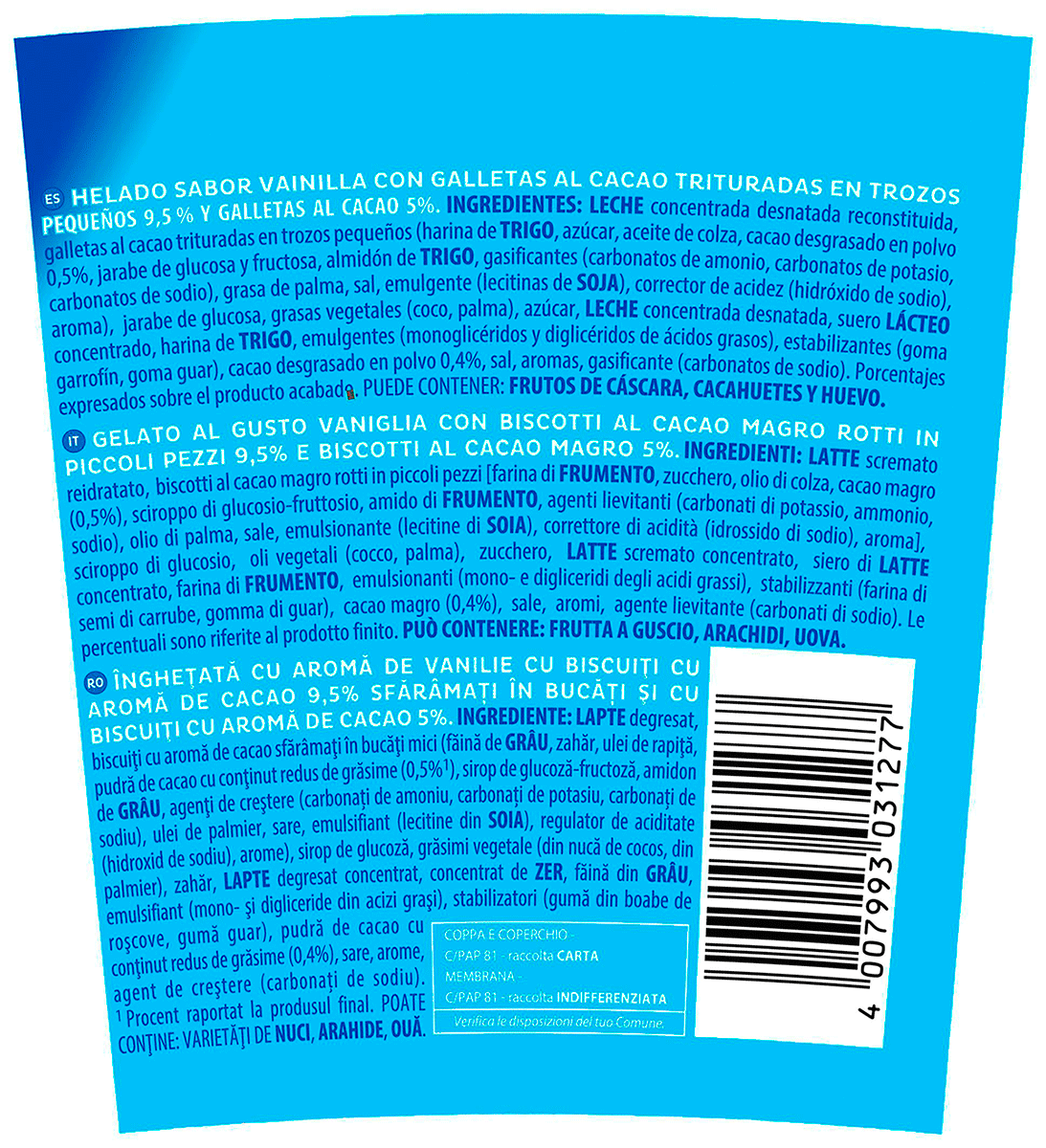 HELADO 480 ML.
