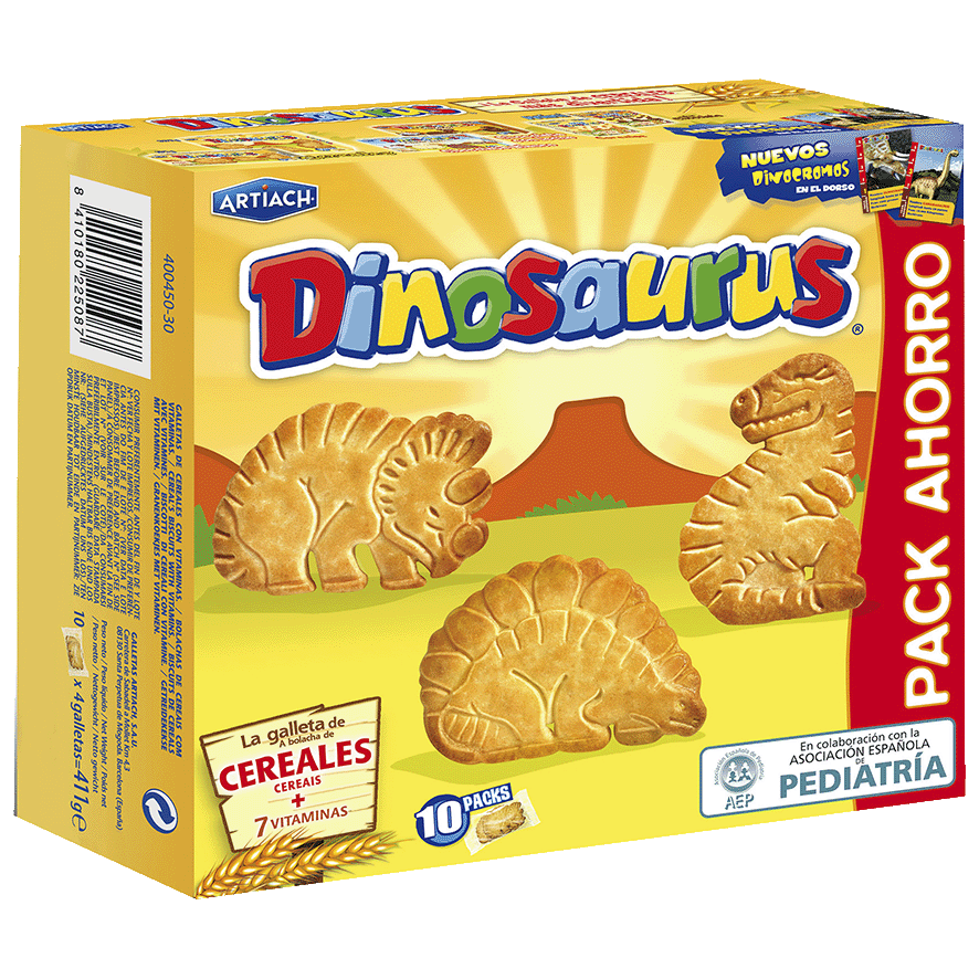 GALLETAS DINOSAURUS 411 G.