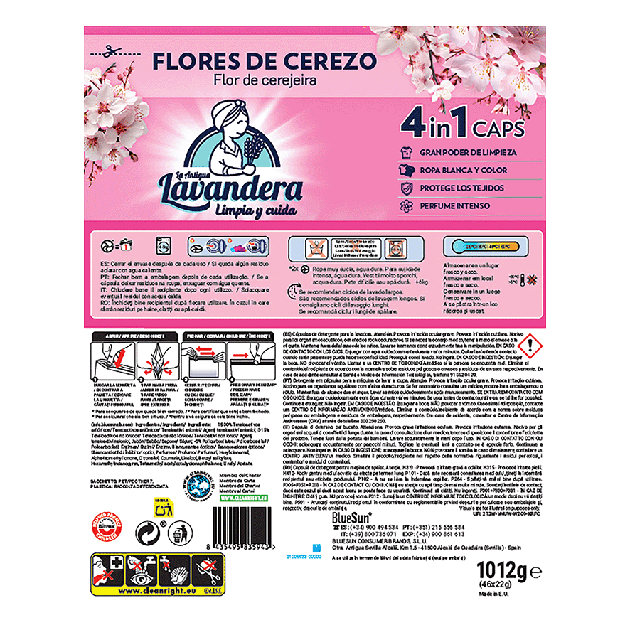 DETERGENTE FLORES DE CEREZO 46 CAPSULAS
