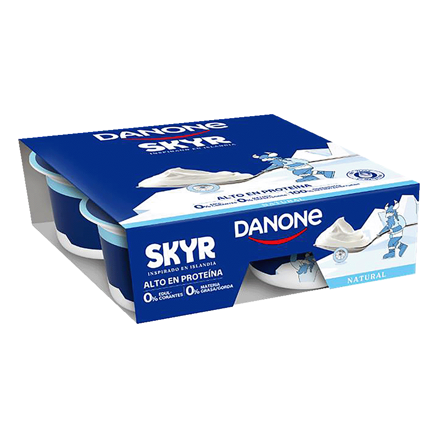 SKYR NATURAL 100 G. PACK 4