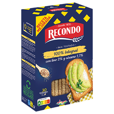 PAN TOSTADO INTEGRAL 270 GRS.
