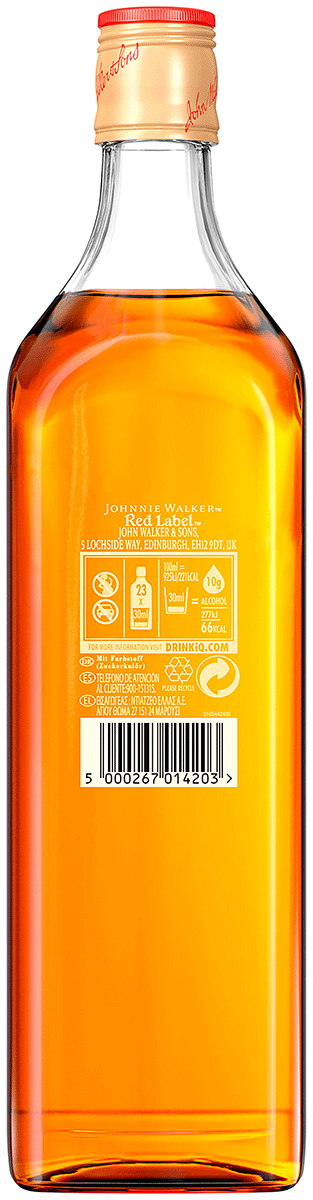WHISKY ETIQUETA ROJA 70 CL.