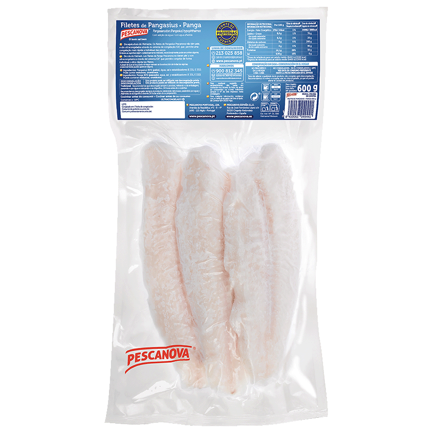 FILETES DE PANGA 600 G.