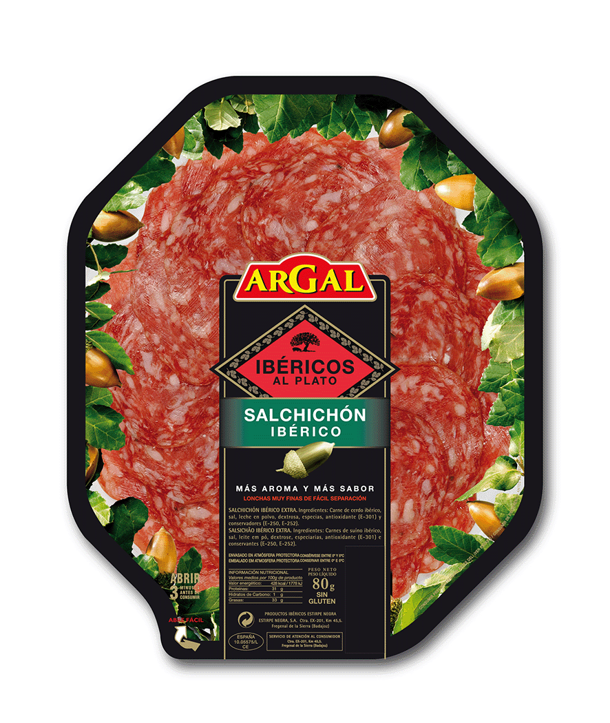 PLATO DE SALCHICH&Oacute;N IB&Eacute;RICO 70 G.