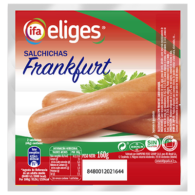 SALCHICHAS FRANKFURT 160 G.