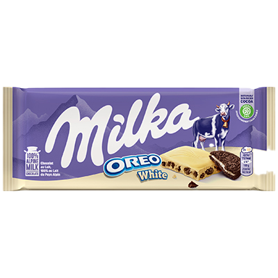 CHOCOLATE BLANCO CON OREO 100 G.