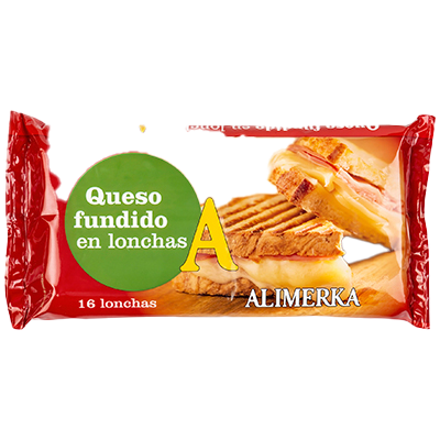 QUESO FUNDIDO EN LONCHAS 16 LONCHAS 300 G.