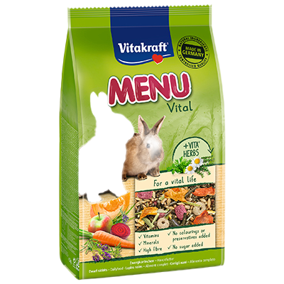 MEN&Uacute; PARA CONEJOS ENANOS 1 KILO