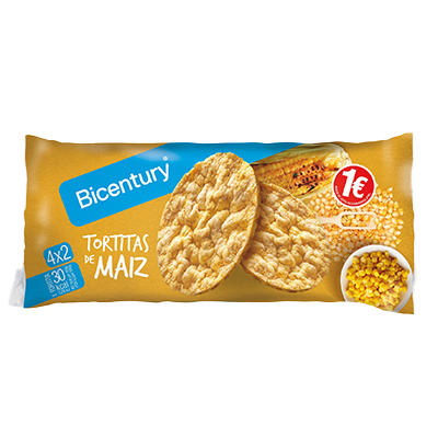 TORTITAS DE MA&Iacute;Z 8 UDS.
