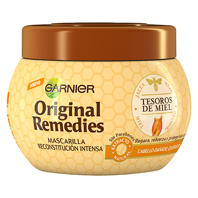 MASCARILLA TESOROS DE MIEL GARNIER 300 ML.