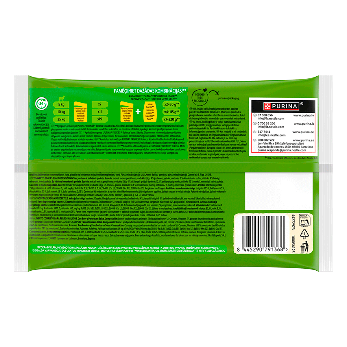 COMIDA EN SALSA CON CARNE PARA PERROS 85 G. PACK 4