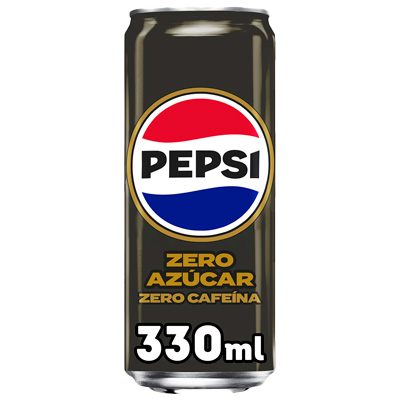 REFRESCO DE COLA ZERO CAFE&Iacute;NA 33 CL.