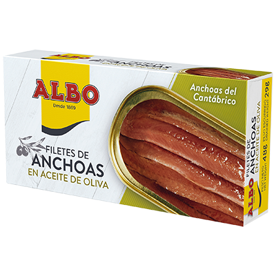 ANCHOAS EN ACEITE DE OLIVA 28 G.