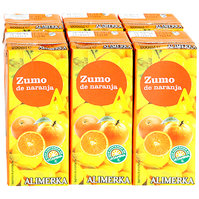 ZUMO DE NARANJA 20 CL. PACK 6