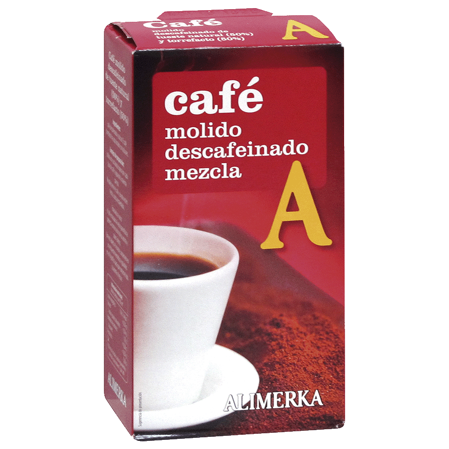 CAF&Eacute; MOLIDO DESCAFEINADO MEZCLA 250 G