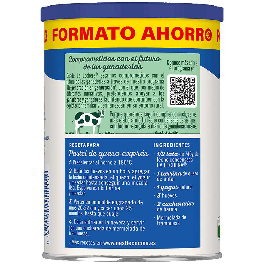 LECHE CONDENSADA 740 GRS.