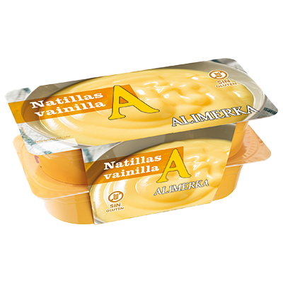 NATILLAS DE VAINILLA 125 G. PACK 4