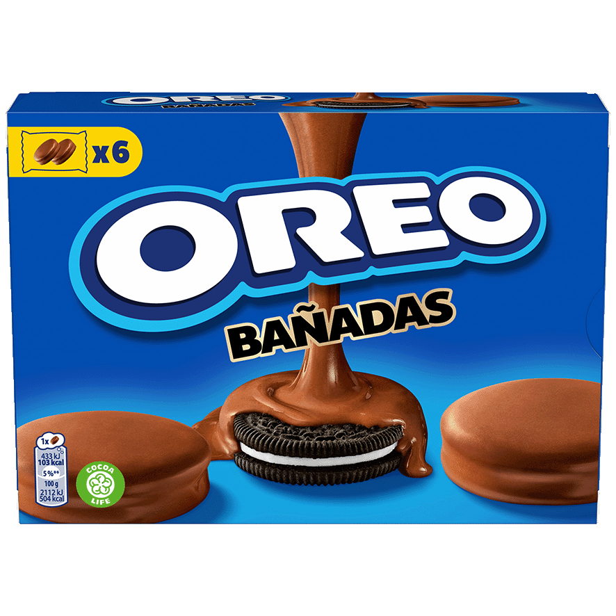 GALLETAS RELLENAS BA&Ntilde;ADAS EN CHOCOLATE 246 G.