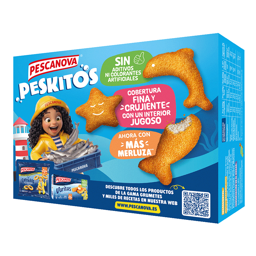 PESKITOS DE MERLUZA 400 GRS.