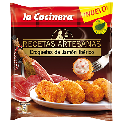 CROQUETAS ARTESANAS DE JAMON IBERICO 400 GRS.