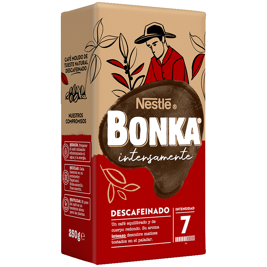 CAF&Eacute; MOLIDO DESCAFEINADO 250 G.