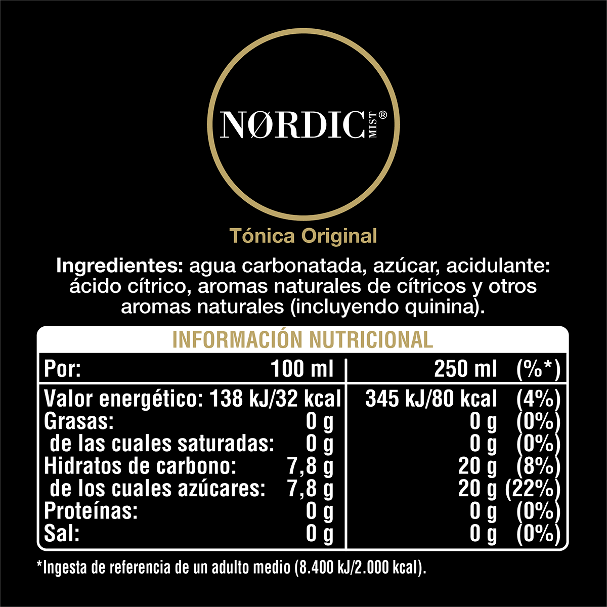T&Oacute;NICA ORIGINAL 25 CL.