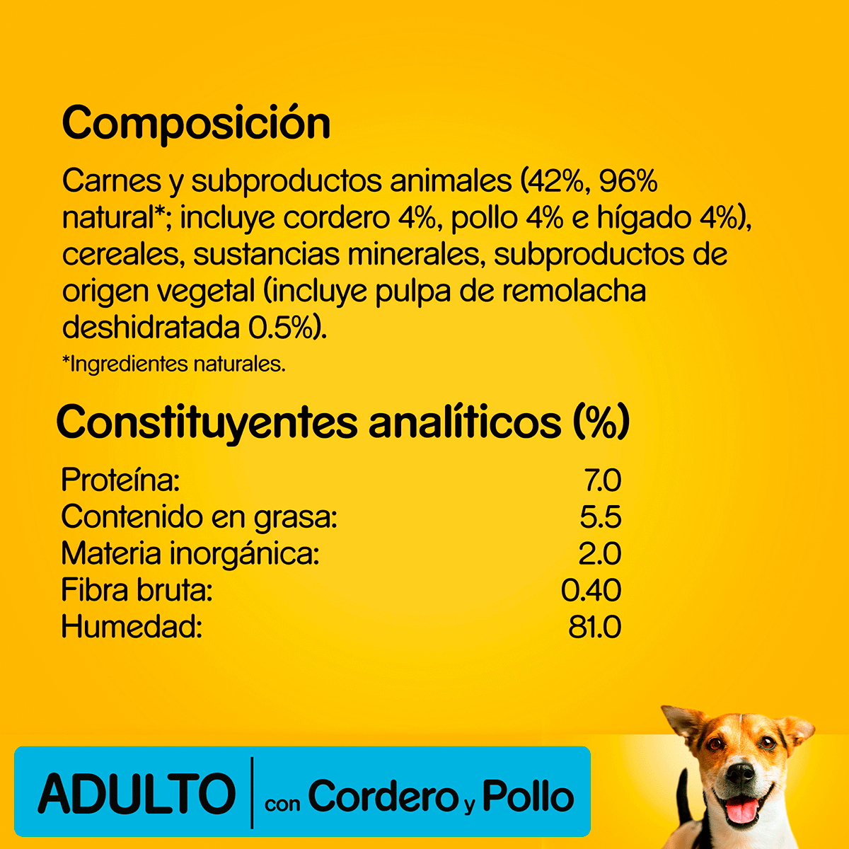 COMIDA PARA PERROS DE CORDERO 300 GRS.