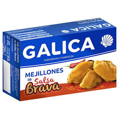 MEJILLONES EN SALSA BRAVA 65 G.