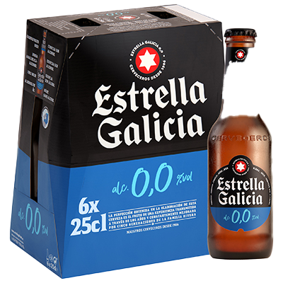 CERVEZA 0,0% 25 CL. PACK 6