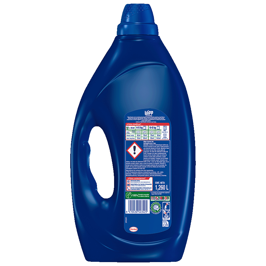 DETERGENTE EN GEL AZUL 28 LAVADOS