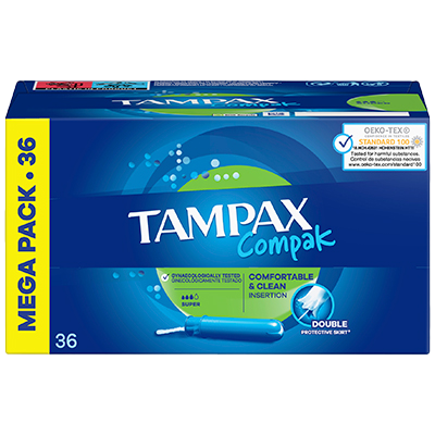 TAMPONES SUPER 36 UDS.