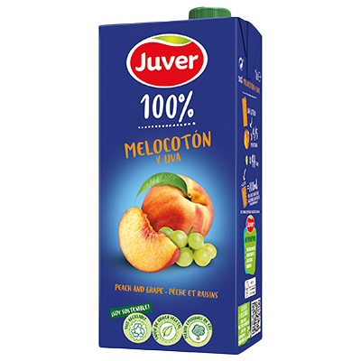 ZUMO DE MELOCOT&Oacute;N Y UVA 1 LITRO