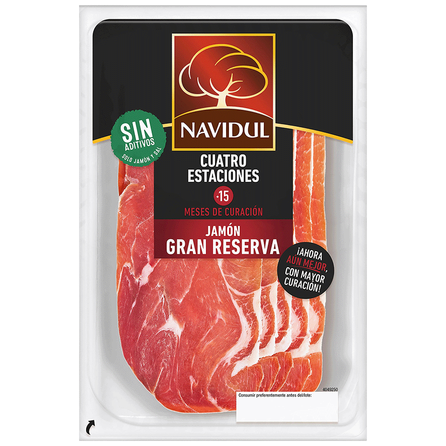 JAM&Oacute;N GRAN RESERVA CUATRO ESTACIONES 70 G.