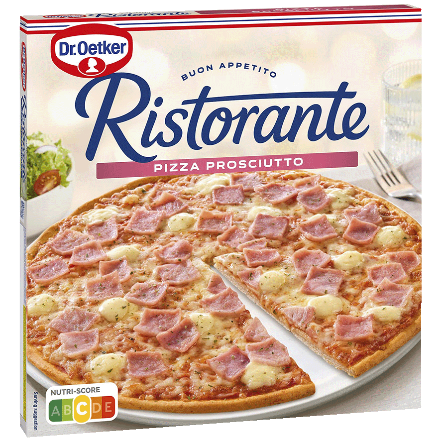 PIZZA RISTORANTE PROSCIUTTO 340 G.