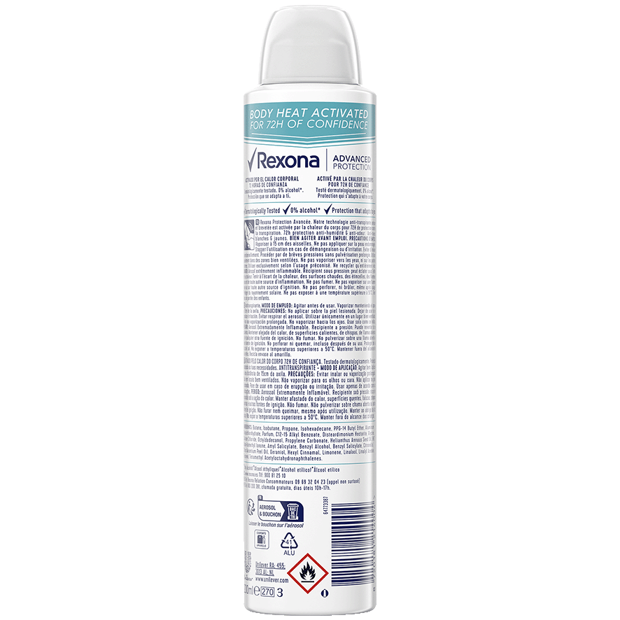 DESODORANTE INVISIBLE AQUA 72 H. 200 ML.