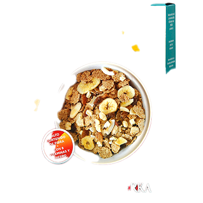COPOS DE TRIGO INTEGRAL CON FRUTAS 500 G.