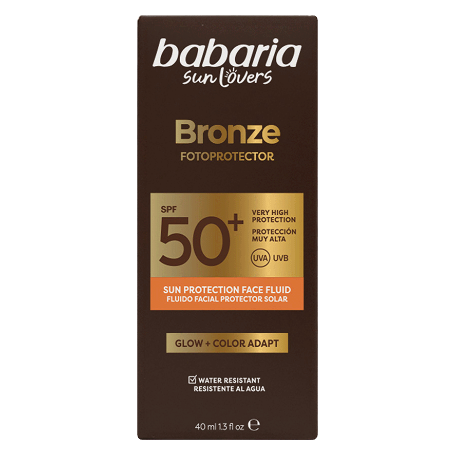 FLUIDO FACIAL BRONZE SPF 50+ 40 ML.