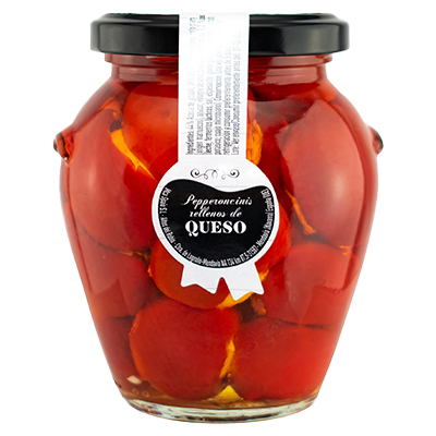 PEPPERONCINIS RELLENOS DE QUESO 170 G.
