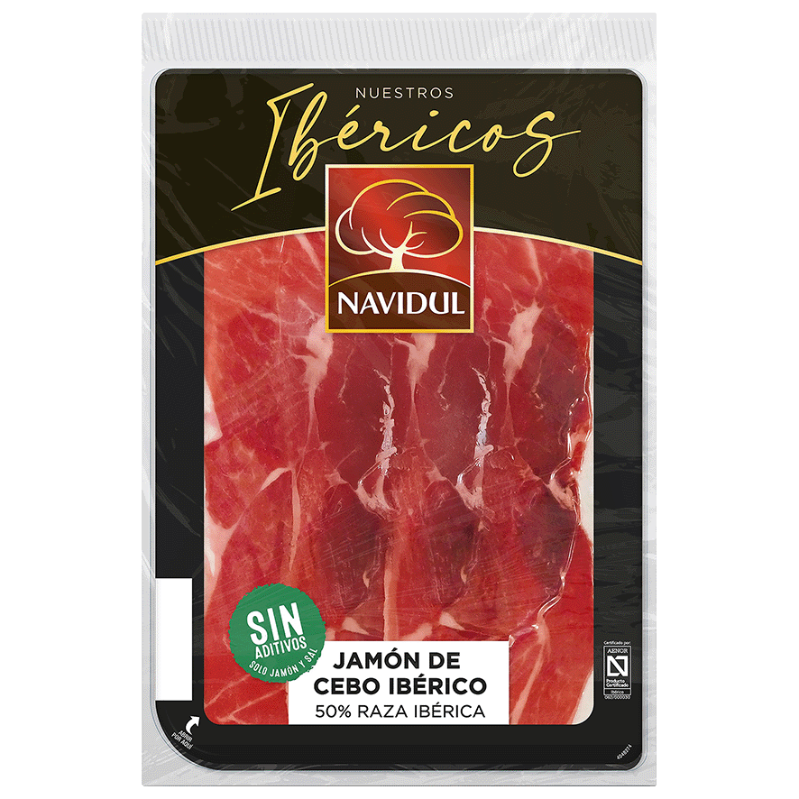 LONCHEADO DE JAM&Oacute;N DE CEBO IB&Eacute;RICO 104 G.