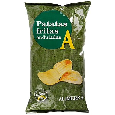 PATATAS FRITAS ONDULADAS 150 G.