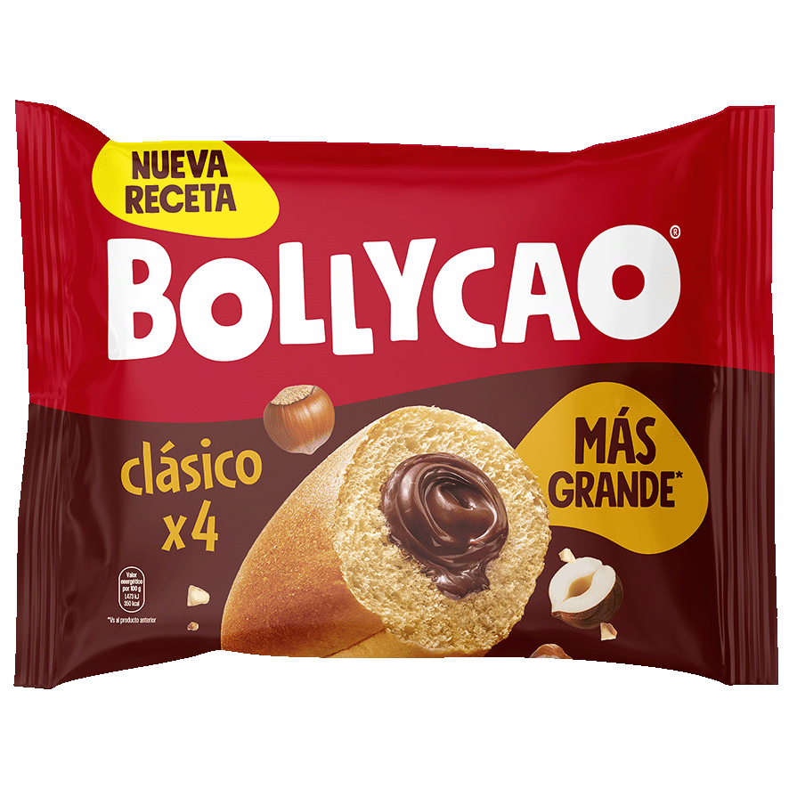 BOLLO RELLENO DE CACAO 4 UDS.