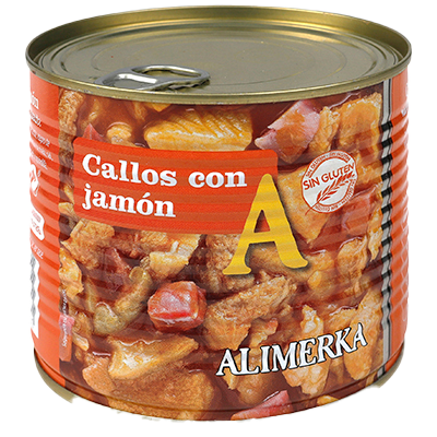 CALLOS CON JAM&Oacute;N 630 G.