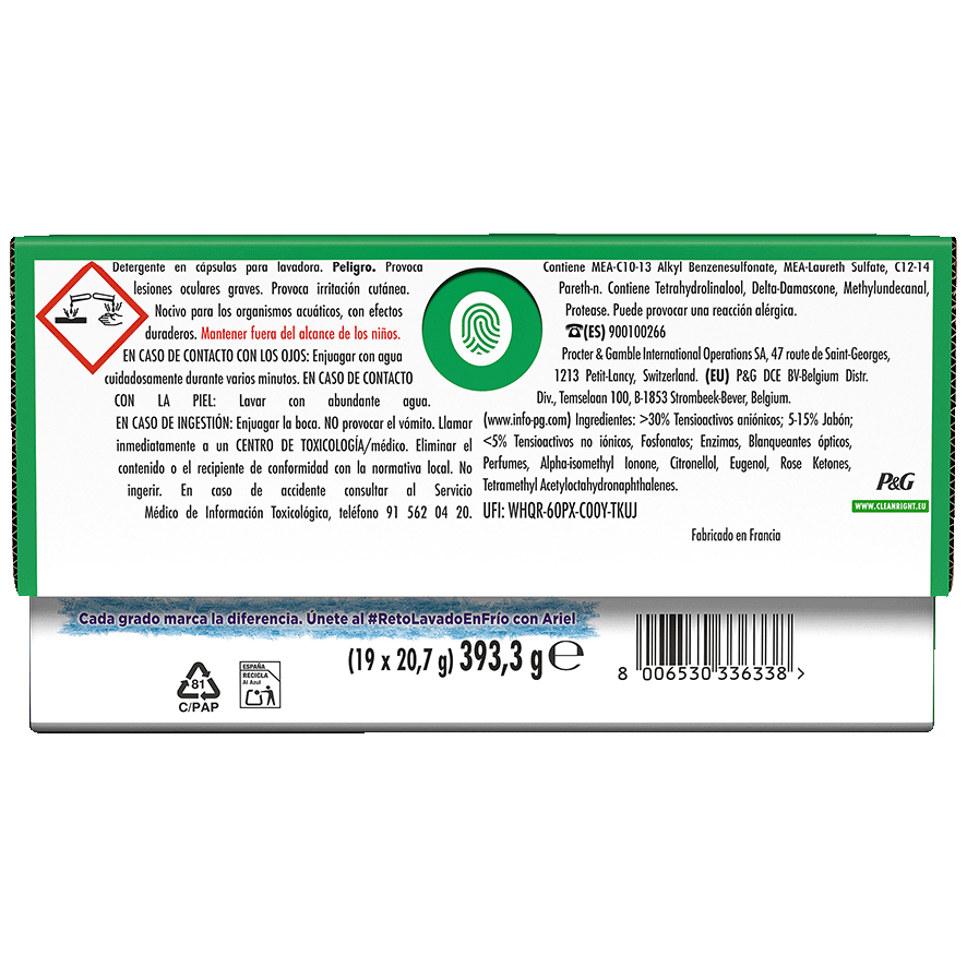 DETERGENTE TODO EN 1 SEASONAL EDITION 19 CAPSULAS