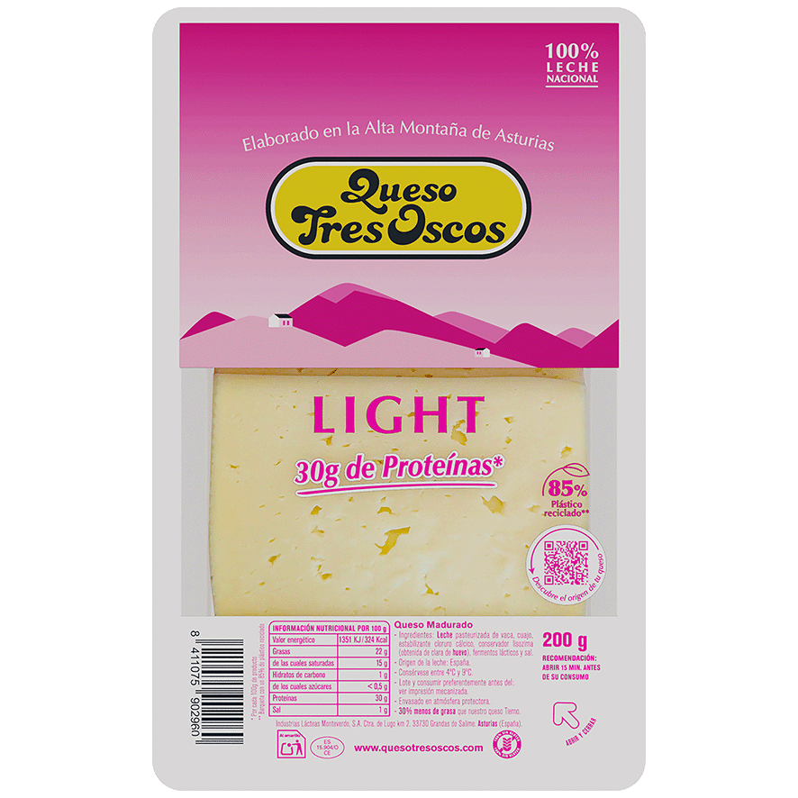QUESO LIGHT 200 G.