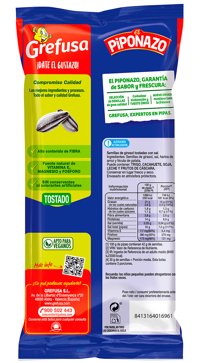 EL PIPONAZO ORIGINAL FORMATO AHORRO 195 G.