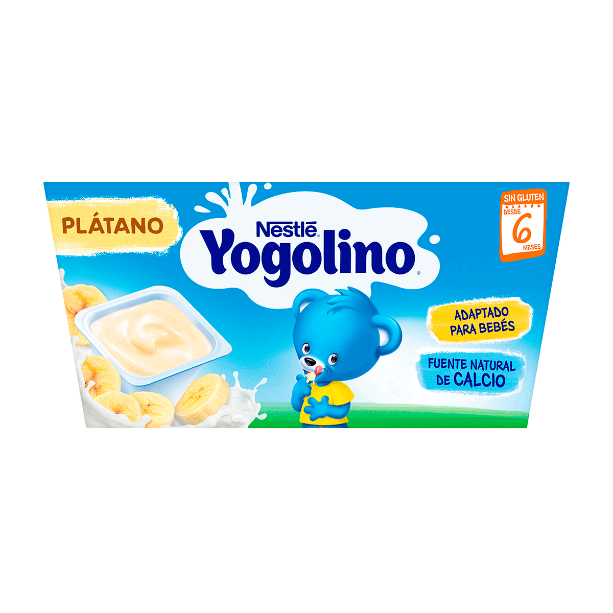 YOGOLINO PL&Aacute;TANO 100 G. PACK 4